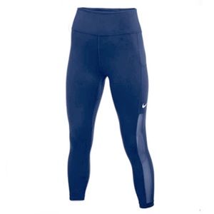 NIKE WOMEN’S ONE CROP MESH PANT Navy